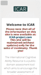 Mobile Screenshot of icar-project.org